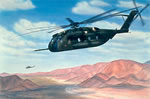 "Desert Stallion" - Sam Lyons - CH-53E Super Stallion Aviation Art